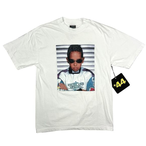44 Label Group Unisex White Crew Neck Pullover Short Sleeve T-Shirt Top Size S - Picture 1 of 4